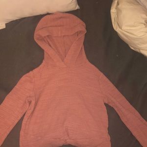 Pink crop topped sweater